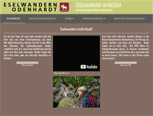 Tablet Screenshot of eselwandern.com